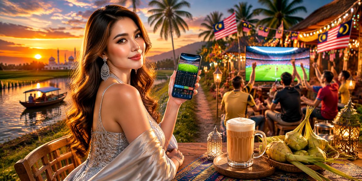 Pemain menggunakan telefon untuk akses sukan maya 992 di Kedah Malaysia